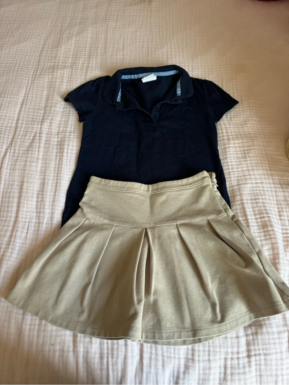 GAP Tan Circle Skirt uniform